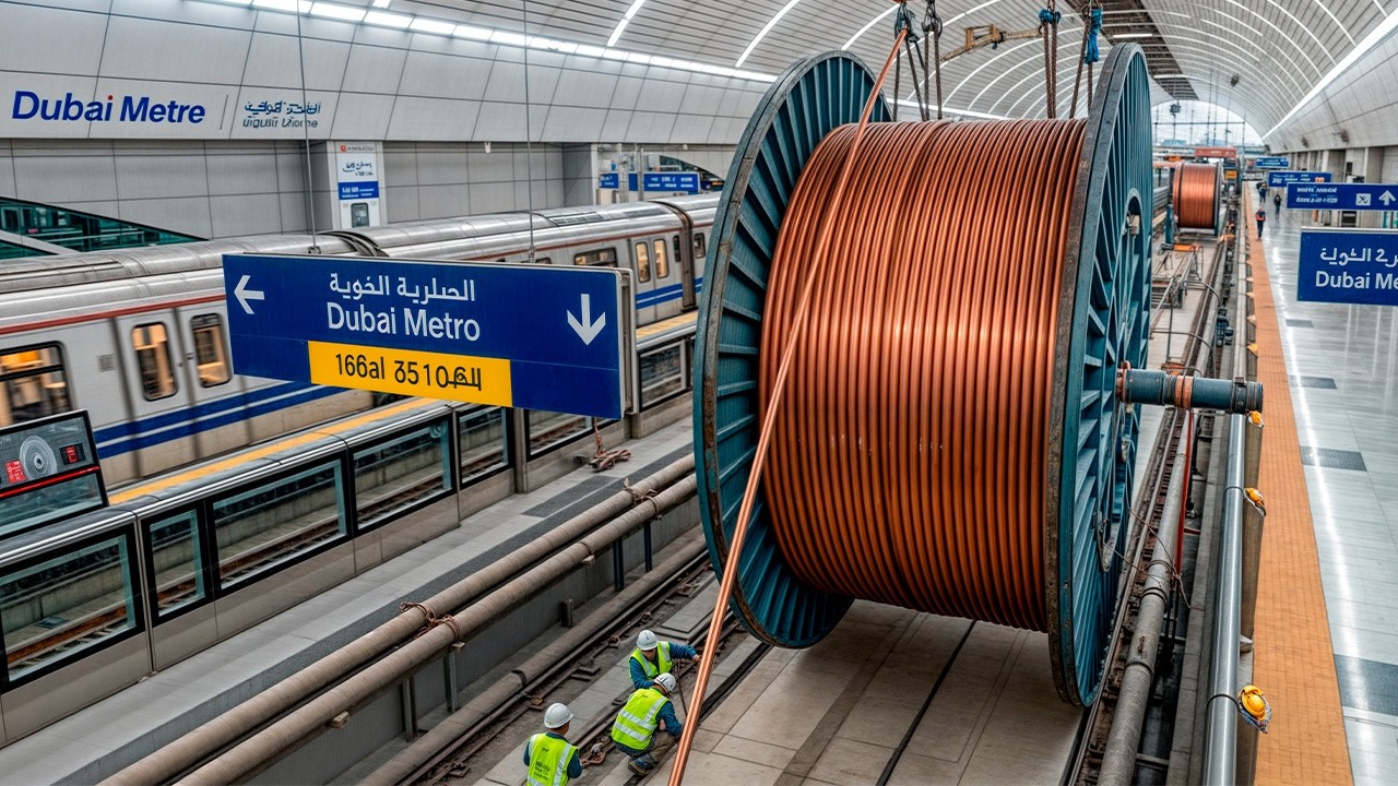 Wie Werden U-Bahn Kabel Gemacht? 3.500 Tonnen Kupfer f&uuml;r Dubai! 🚇⚡️🏭