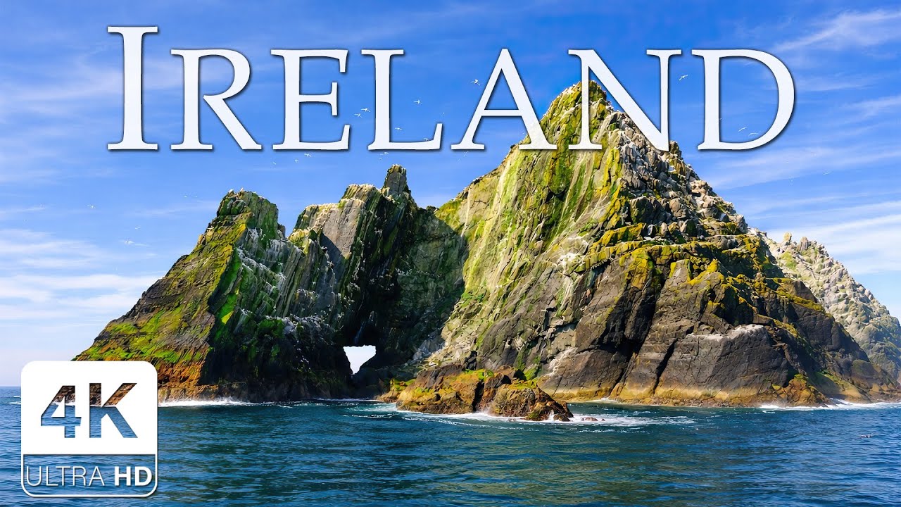 Ireland in Spring 4K 🌸 Lush Green Landscapes, Peaceful Nature & Relaxing Meditation Music