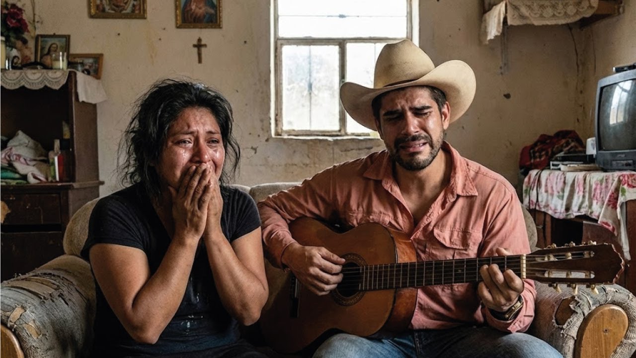 Su esposa se rompe en llanto al escuchar el corrido que le regalo su esposo que regreso de USA