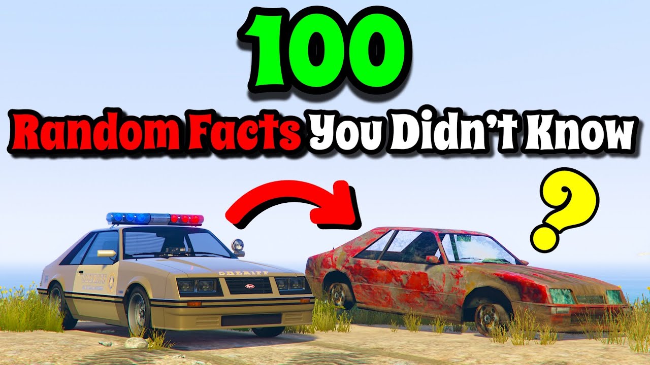 100 случайных фактов о GTA 5 Online, которые вы не знали
