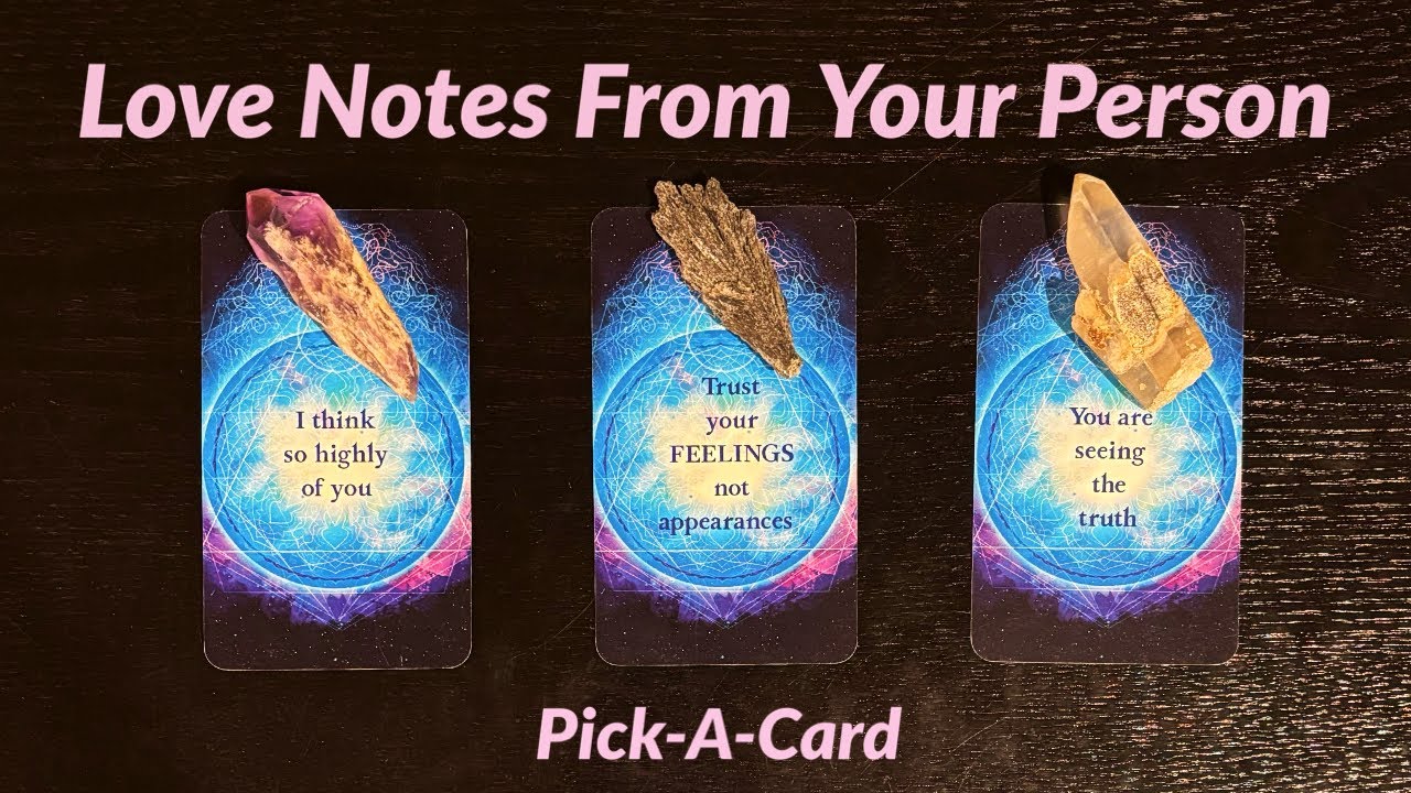 💕💖💓Love Notes From Your Person (MESSAGE CARDS ONLY)❤️Pick-A-Card❤️