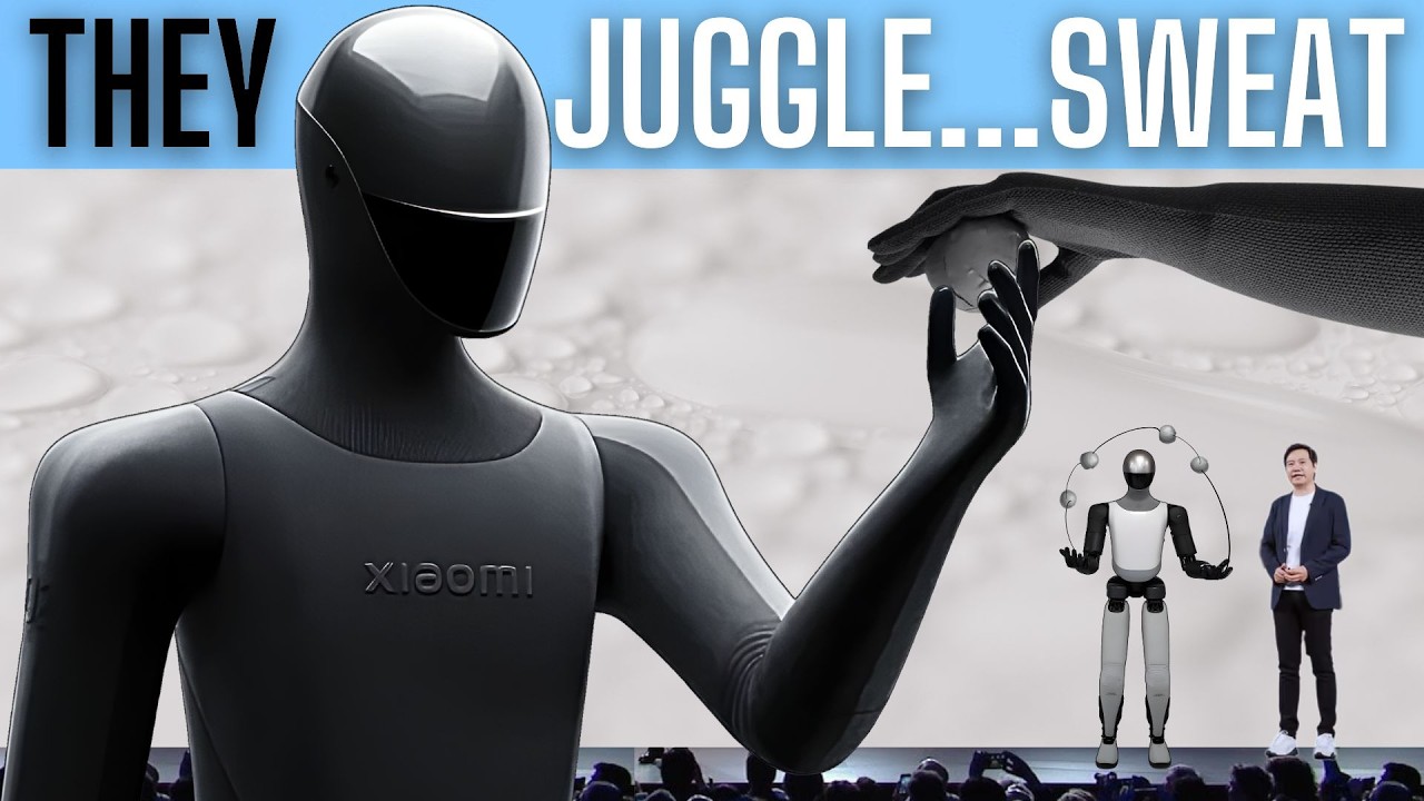 Xiaomi Humanoid Robot w/ 8,200 mm&sup2; Tactile Sensing SWEATS + Anthropic Leaks Mythos (AI NEWS)