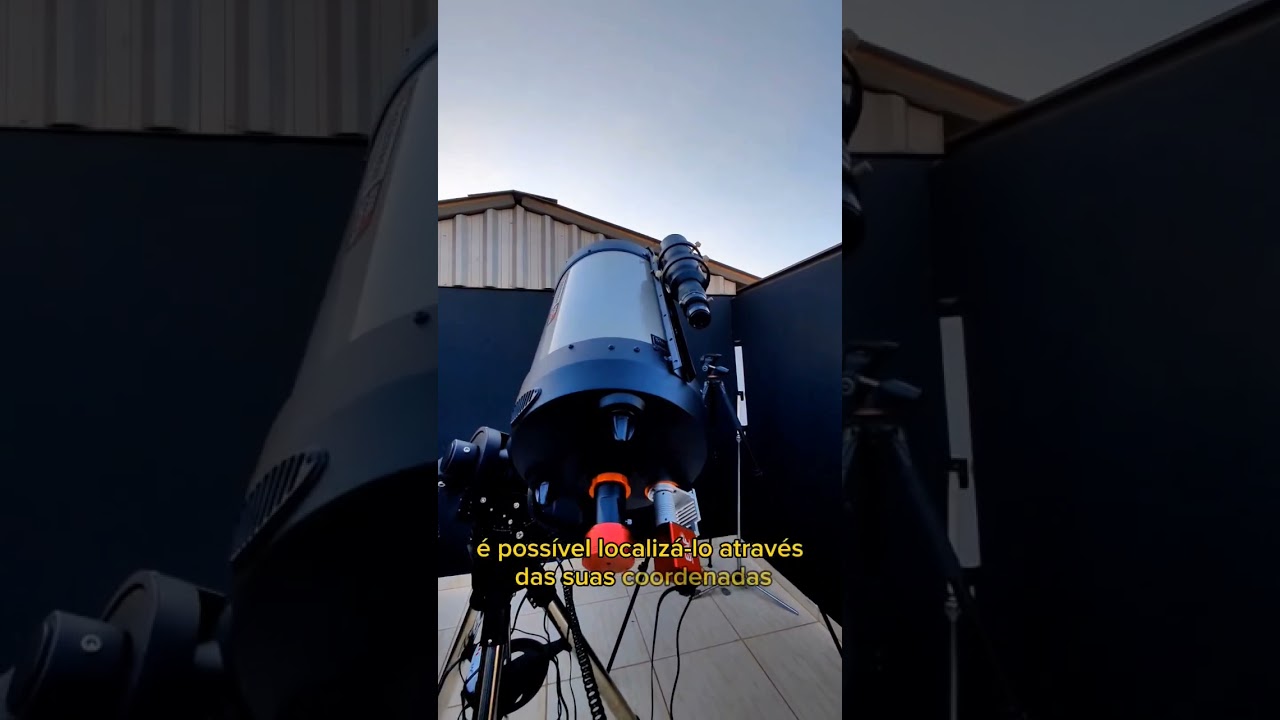 De hoje! Apontei o Telesc&oacute;pio para o Planeta V&ecirc;nus - estrela D'alva #shorts #astronomia