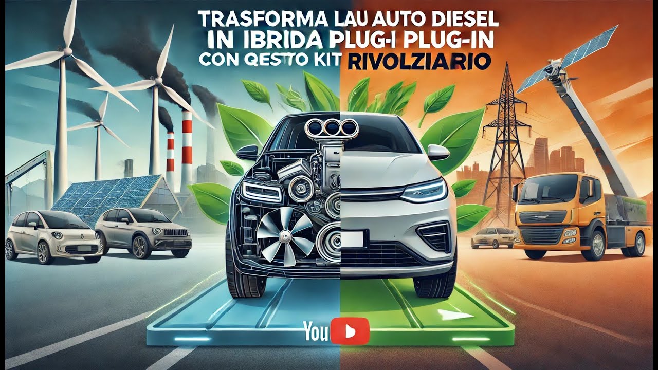 Trasforma la tua auto diesel in ibrida plug in con questo kit rivoluzionario!