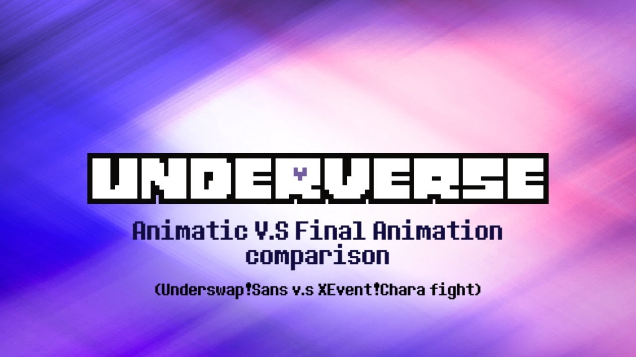 [UNDERVERSE 03 Part Two] ANIMATIC V.S FINAL SCENE COMPARISON