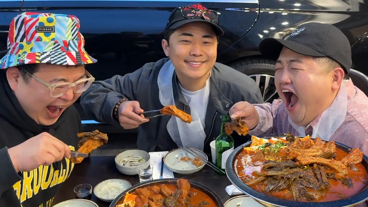 강남에 헌팅 하러 갔다가 갓김치 등갈비찜에 소주 6병 때렸습니다