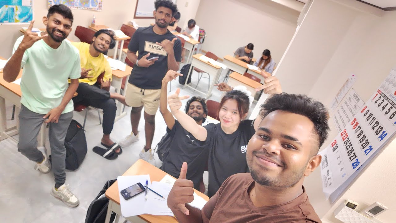 ජපානයේ  අපේ ස්කොලේ. Our japan school nihongo gakko tokyo MDI Japanese Language School