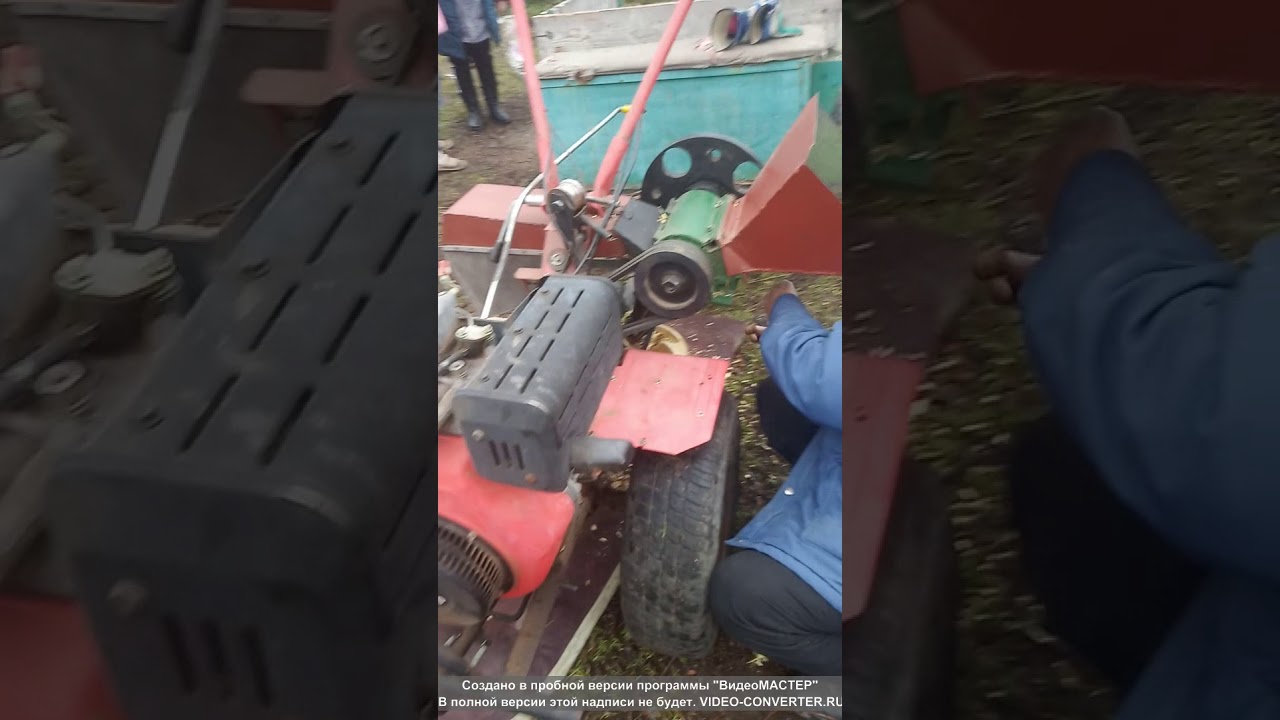 Щепорез на мотоблоке