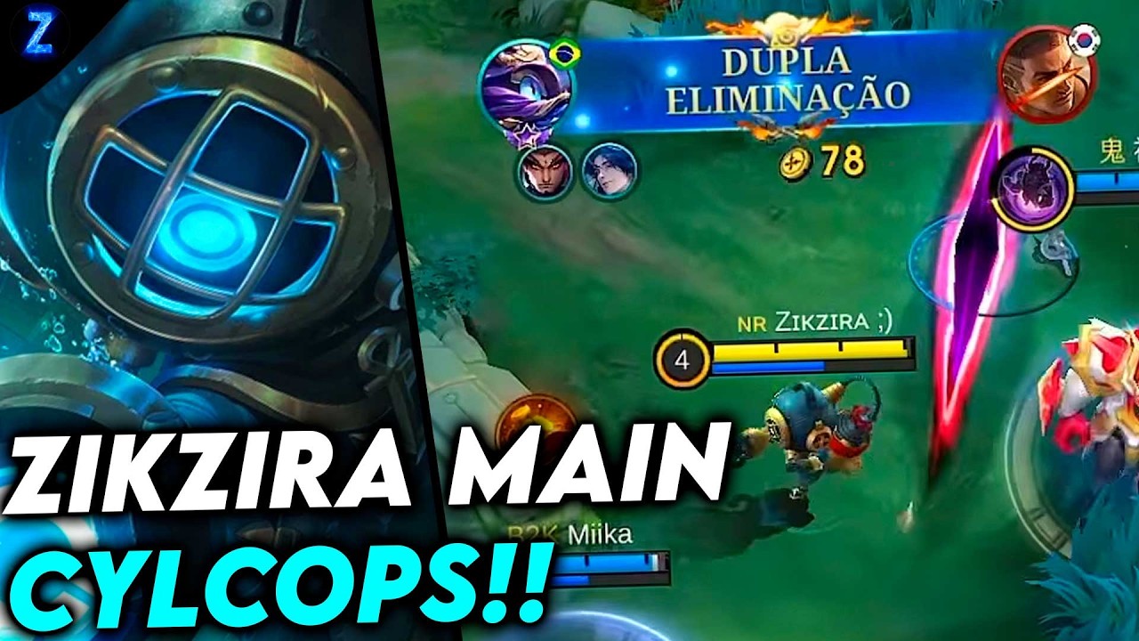 O MEU VELHO MAIN!! - CYCLOPS GAMEPLAY | Mobile Legends