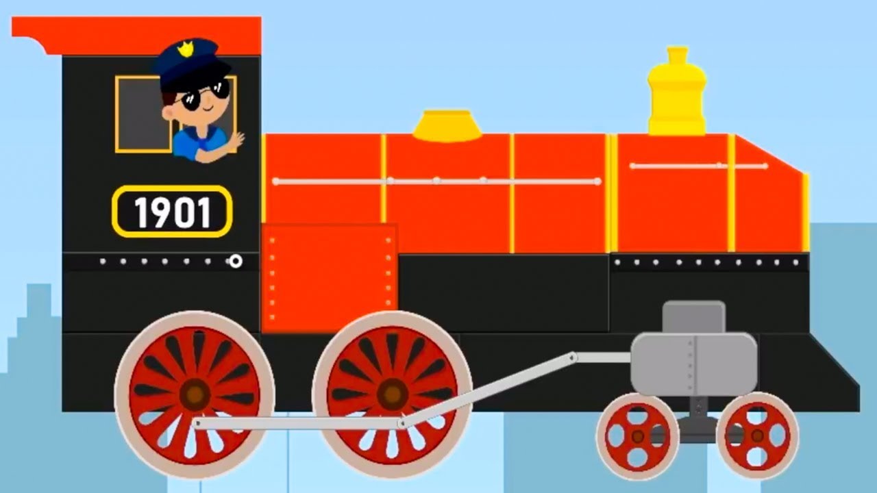 Brick Train Build Game 4 Kids - Build,Sim,Race Your Own Train! - Amazing Train Game for Kids