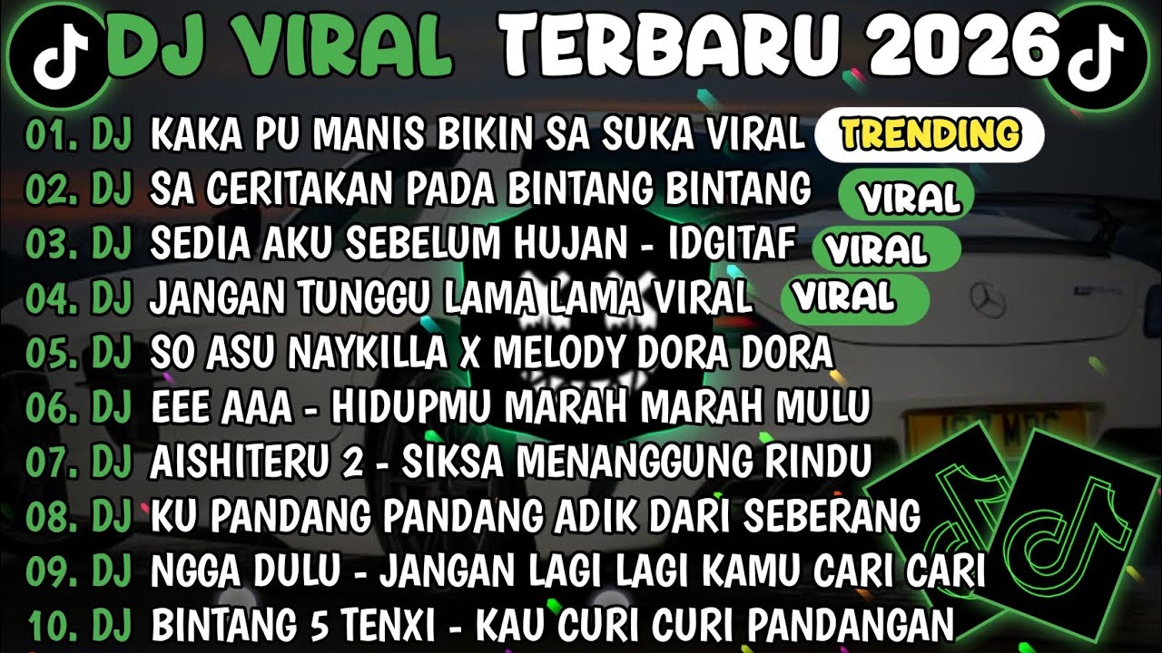DJ TIKTOK TERBARU 2026🎵DJ KAKA PU MANIS BIKIN SA SUKA🎵DJ SA CERITAKAN PADA BINTANG BINTANG 