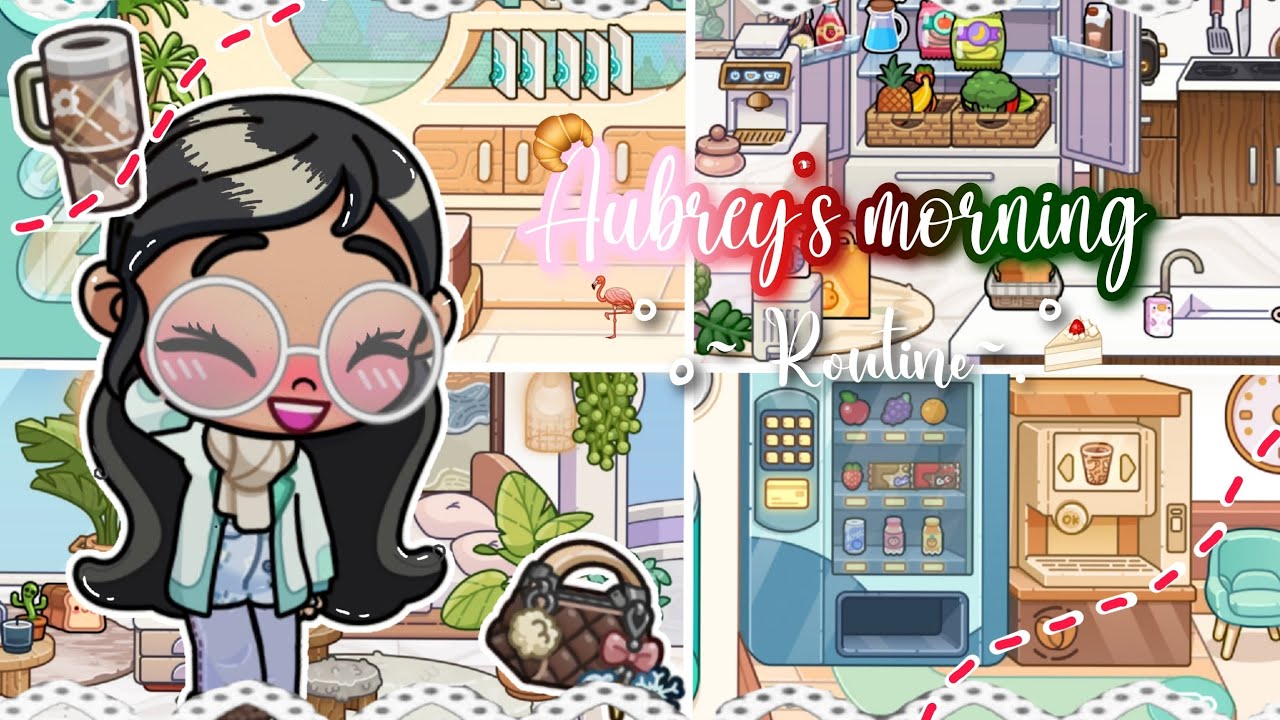 Aubrey's morning Routine🍓🦩  *with 3 kids* 
