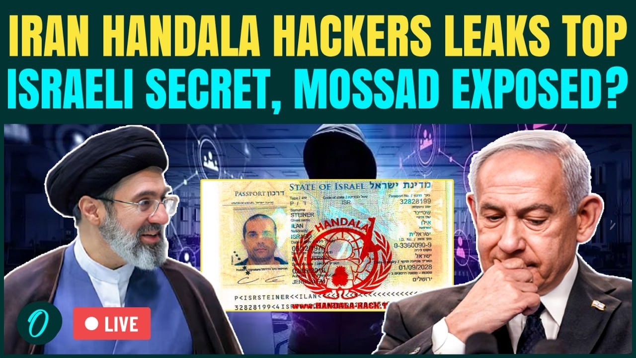 Mossad Agents&rsquo; Locations REVEALED? Iran-Linked Handala Hackers Steal Top Israeli SECRETS | LIVE