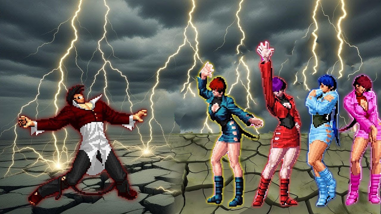 [Mugen KOF] Самаэль против команды Шерми