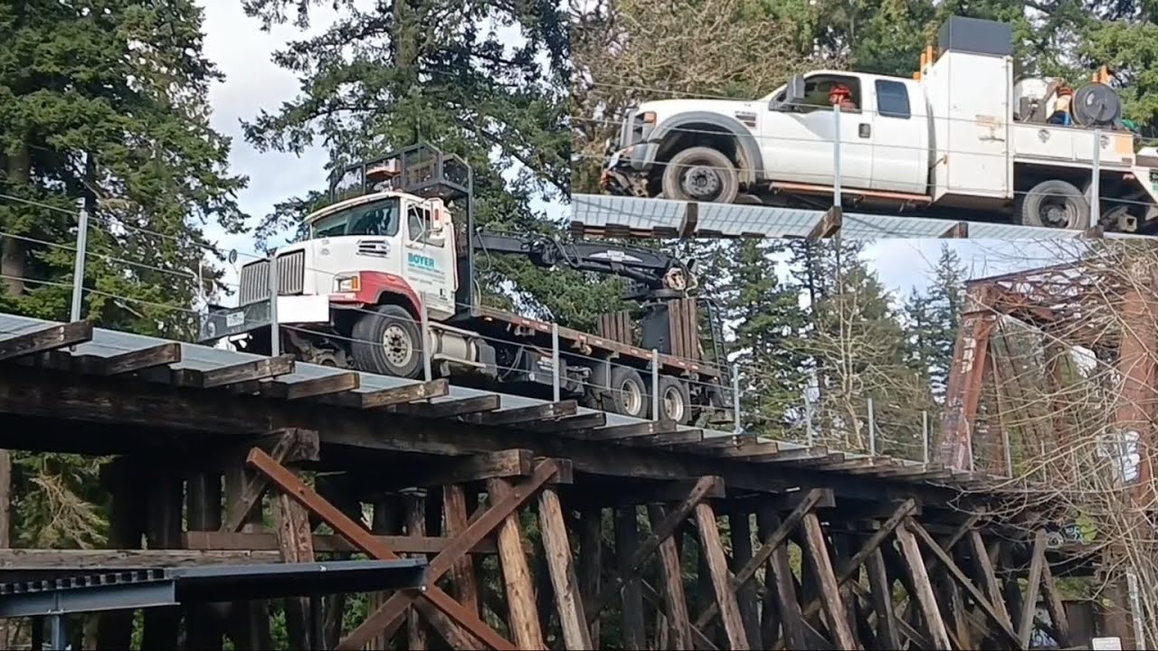 High rail equipment coming though Tualatin very nice crew [3-9-26]