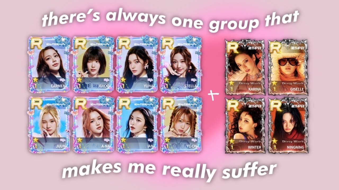 aespa dirty work AND hearts2hearts style le themes 😥 superstar smtown