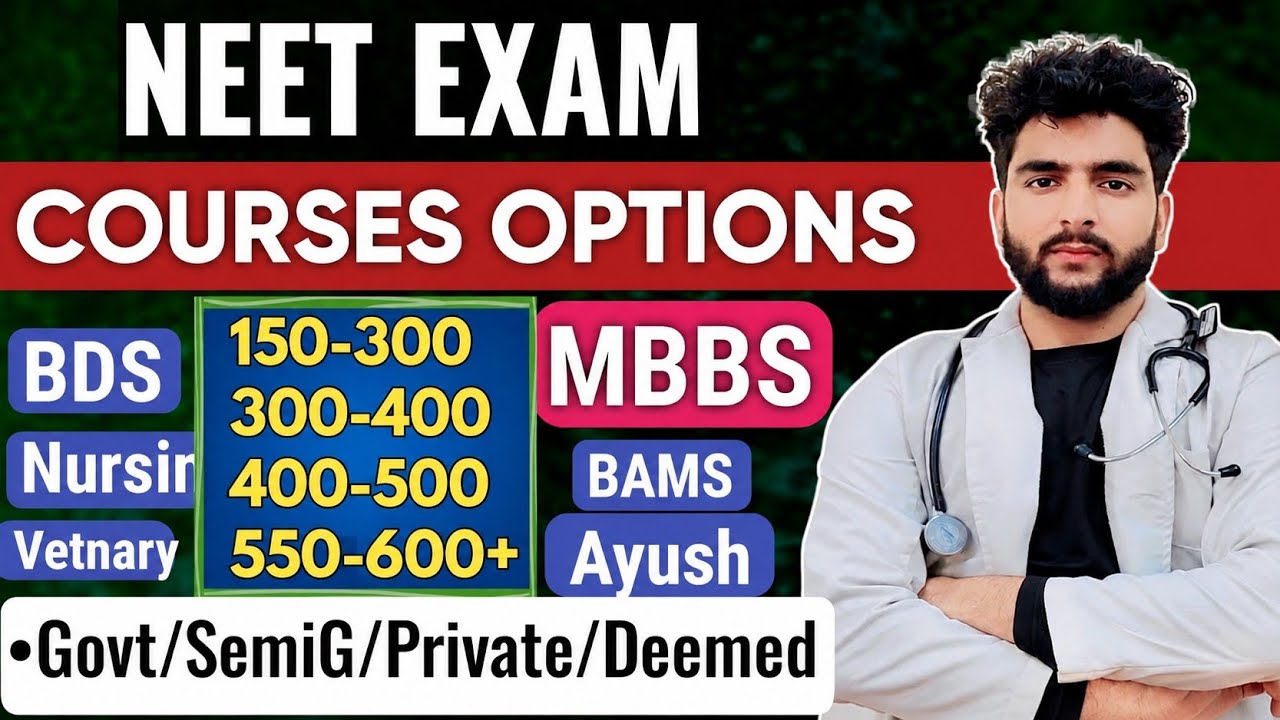 Neet 2025 Expected Cutoff|Low Marks in Neet MBBS BDS AYUSH BAMS| Which Course at How many marks?