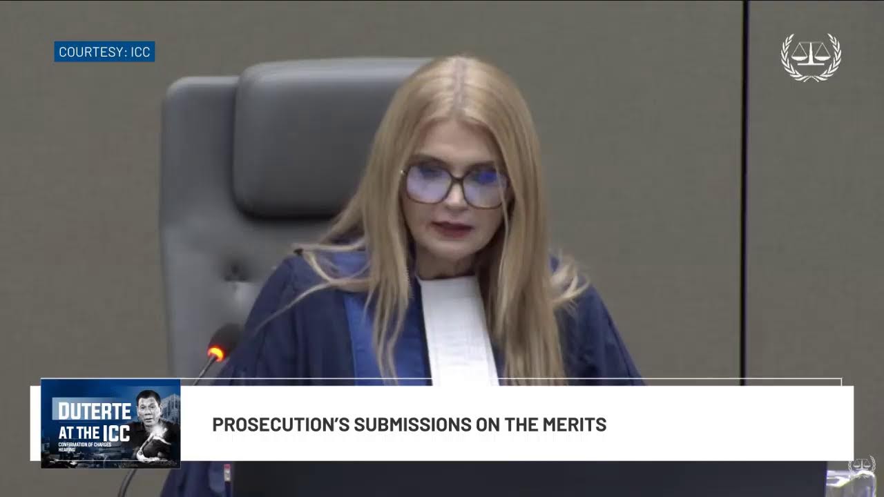 LIVE: Duterte at the ICC: Confirmation of charges hearing