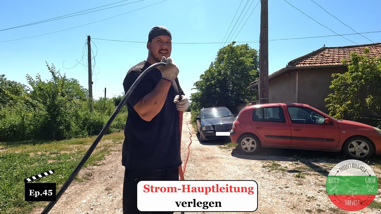 Wir verlegen eine neue Strom-Hauptleitung - Ep.45 📺