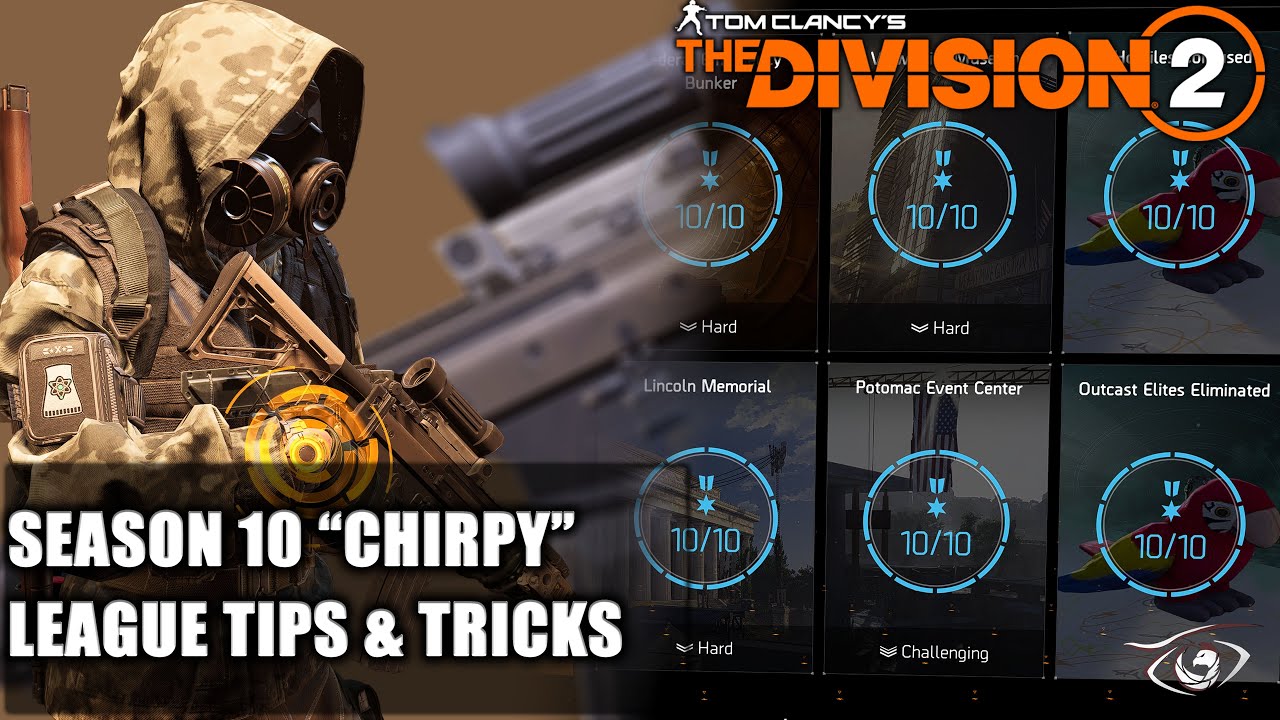 THE DIVISION 2 // CHIRPY LEAGUE TIPS & TRICKS // DO THIS FOR OUTCASTS ELITES