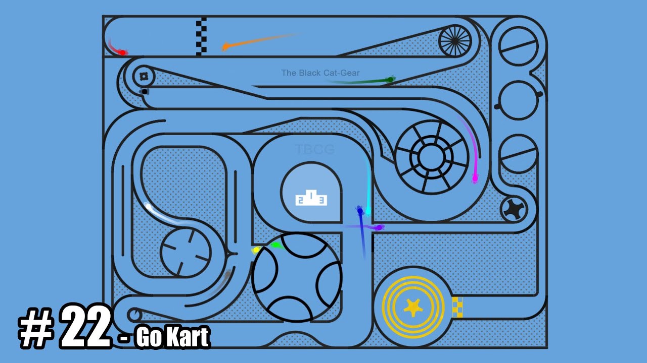 Go Kart  - Algodoo Marble Race