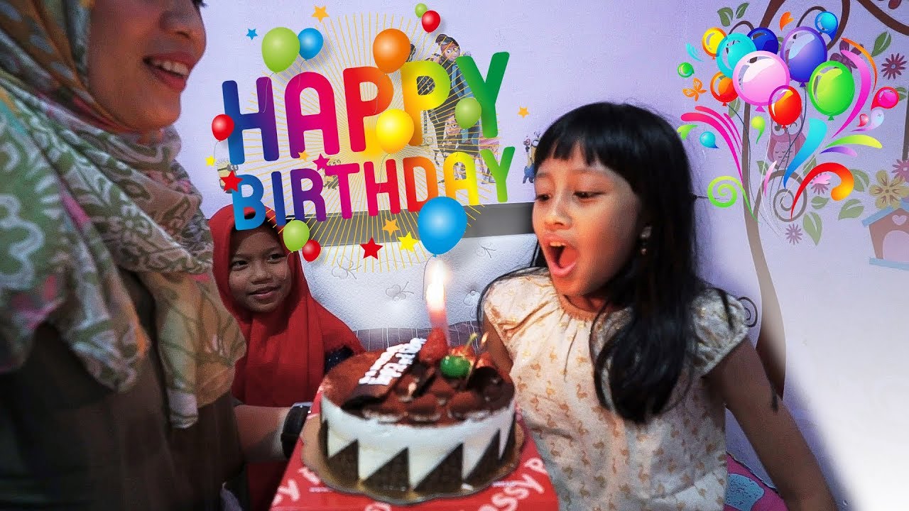 Selamat Ulang Tahun Mecca ke 7 | Happy Birthday Mecca 7th surprise party