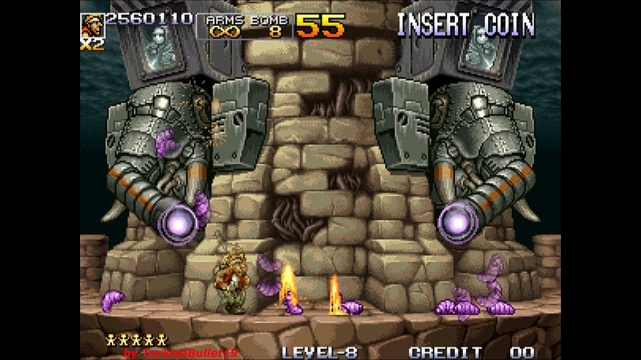 Metal Slug 5 (Arcade) - (All Bosses | Level 8 Difficulty)