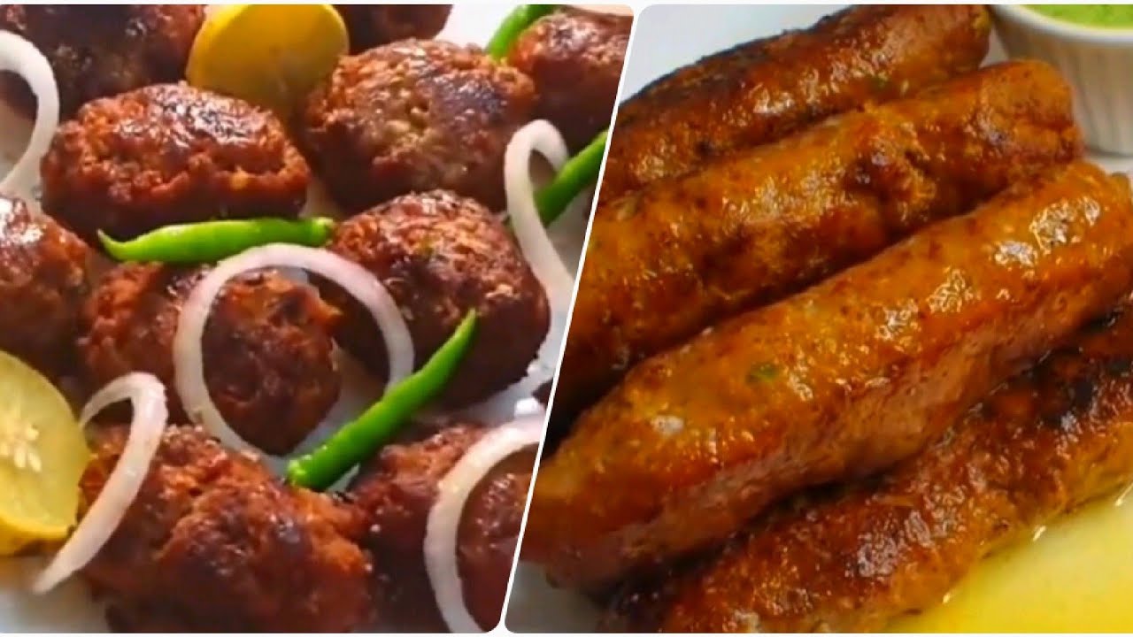 Mutton Gola Kabab Aur Qureshi Kabab Recipe | BakraEidSpecial Recipes By Cook with Lubna