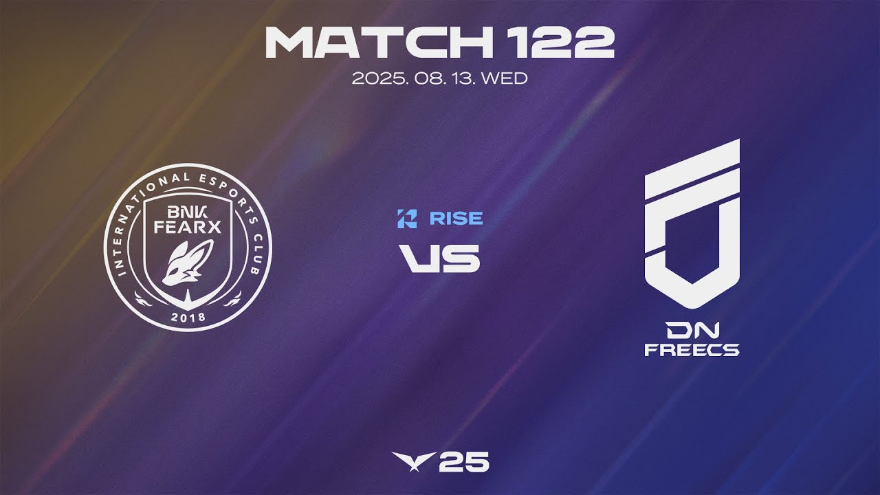 BFX vs DNF | Match 122 Highlights | 08.13 | 2025 LCK