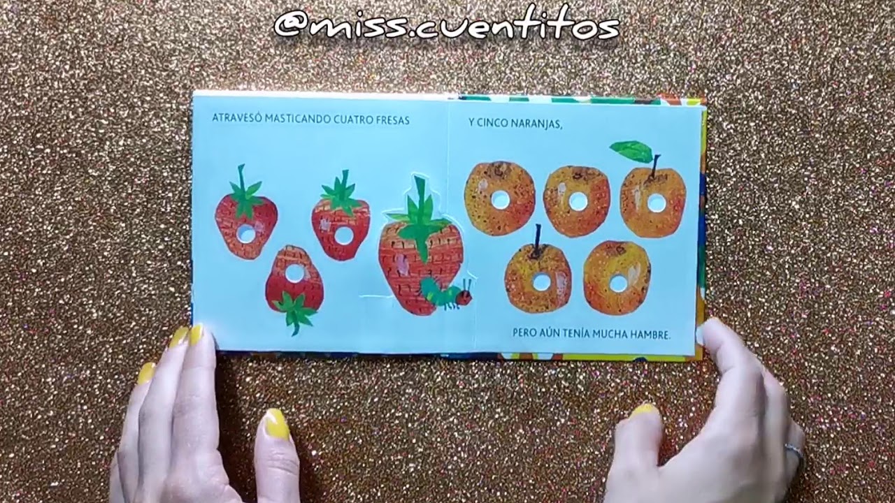 Cuento Infantil Medio Ambiente: LA PEQUEÑA ORUGA GLOTONA (Español)
