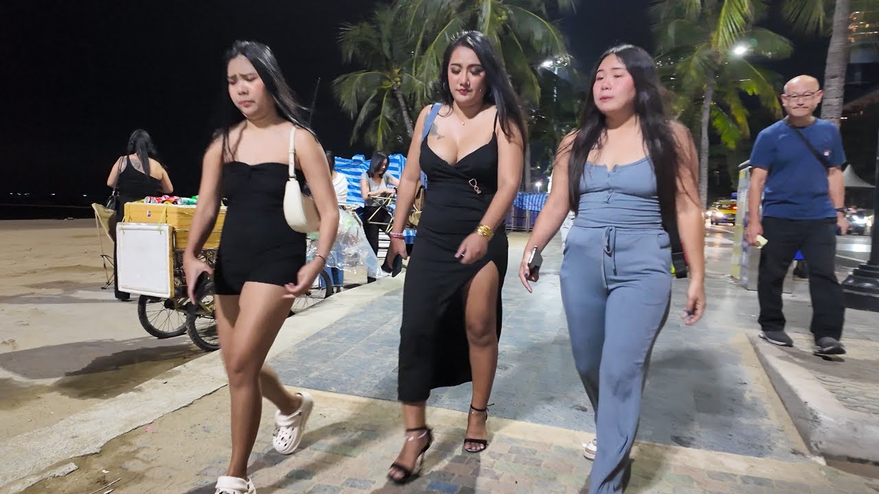 High Quality! Beach Road Pattaya Night Walk. November 2025
