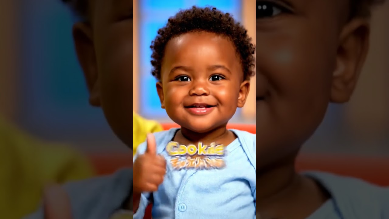 baby chose chocolate cookie over vanilla 😂🍪 