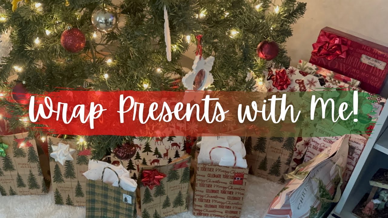 2022 🎁 WRAP PRESENTS WITH ME || Q&A + TIPS FOR WRAPPING ON A BUDGET