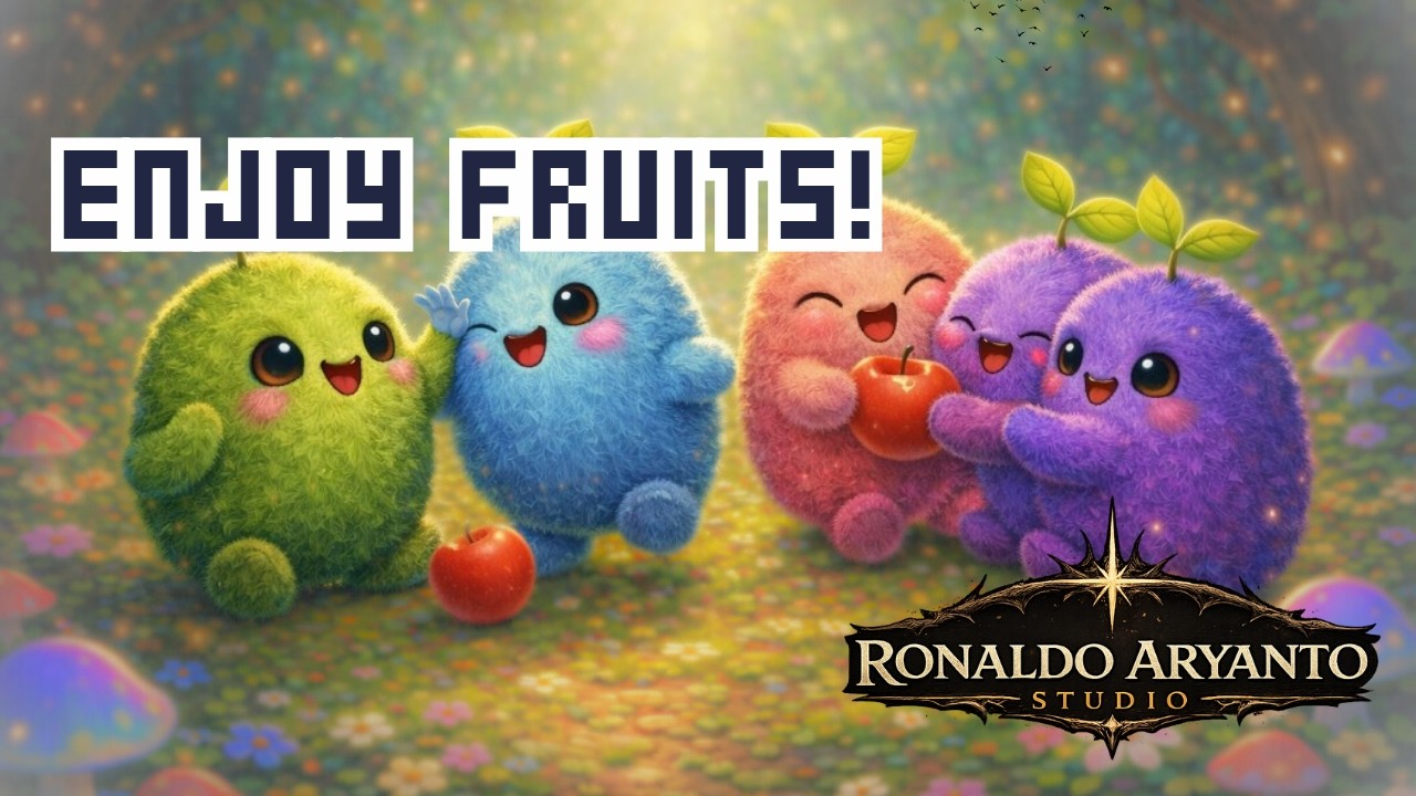 Carefree and Cheerful Music For Kids, Life, and Games| Enjoy Fruits!
