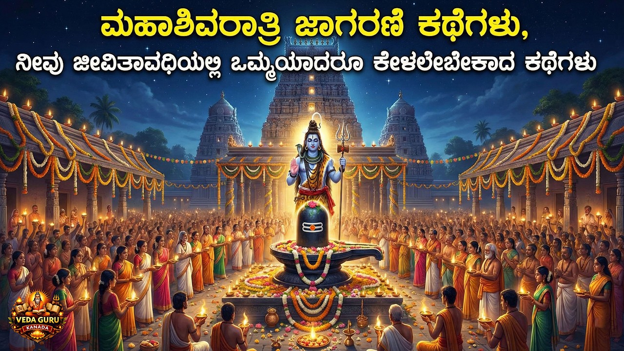 Maha Shivaratri Jagaran Stories | Shiva Parvathi Kalyanam | ಮಹಾಶಿವರಾತ್ರಿ ಕಥೆ | Shivaratri Night