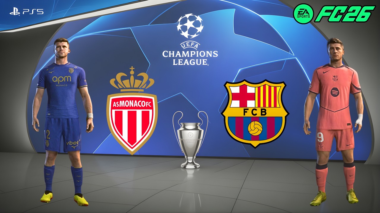 ФК 26 - Барселона против Монако | Финал Лиги чемпионов 2026 | Эпическая битва Пола Погба и Ламина...