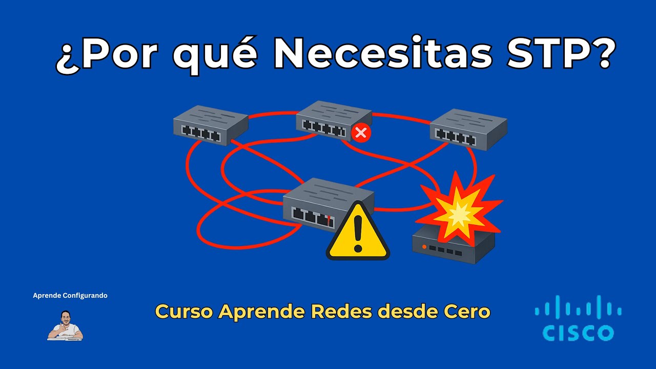¿Qué pasa si NO ACTIVAS STP en tu red ¡Evita el caos en tus switches!  CCNA Gratis 2025