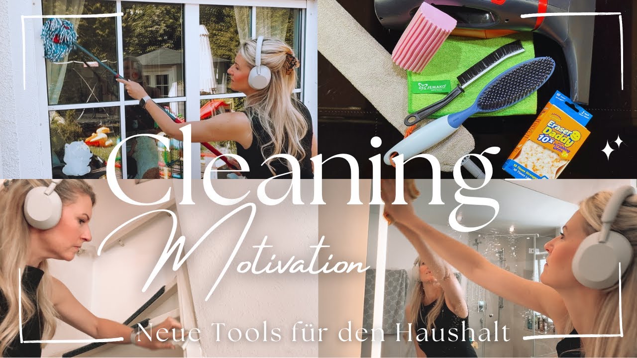 🎧🫧 CLEAN WITH ME | Neue Putz-Tools ausprobieren & Chaos-Inseln beseitigen | Mom.at.home21