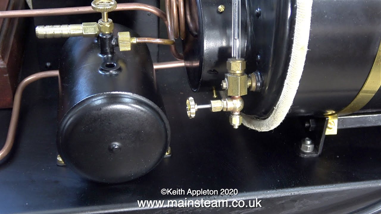 WORKING ON A LARGE STUART MODELS STEAM PLANT - PART #19