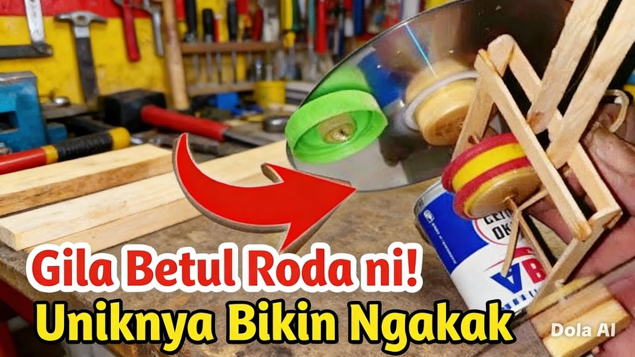 Cara Membuat Mainan unik dari barang bekas,