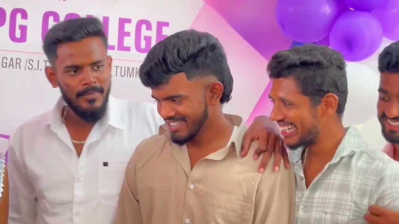 Celebrating Memories & Moments at V- Farewell Fiesta #tumkuruniversity #tumkur #farewell
