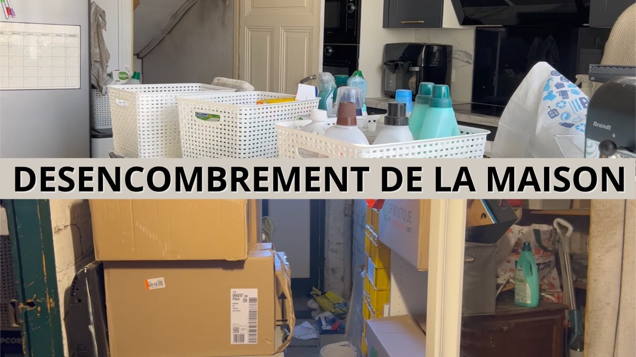 EXTREME DESENCOMBREMENT DANS LA MAISON. MOTIVATION MENAGE ORGANISATION