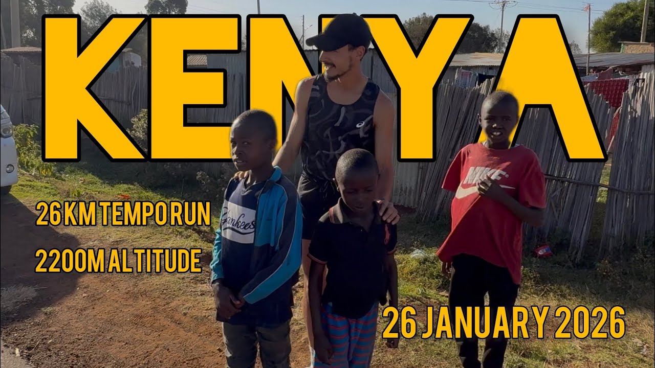 26 Km Tempo Run in Kaptuli, Kenya (2200m above sea level)