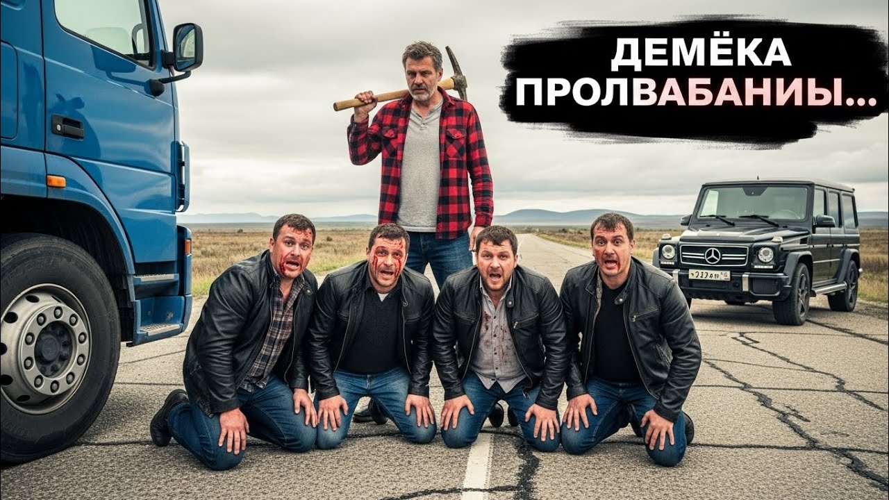 Бандиты переехали водителя грузовика, не зная, что он бывший ОФИЦЕР ВДВ… Жёсткий урок жизни!