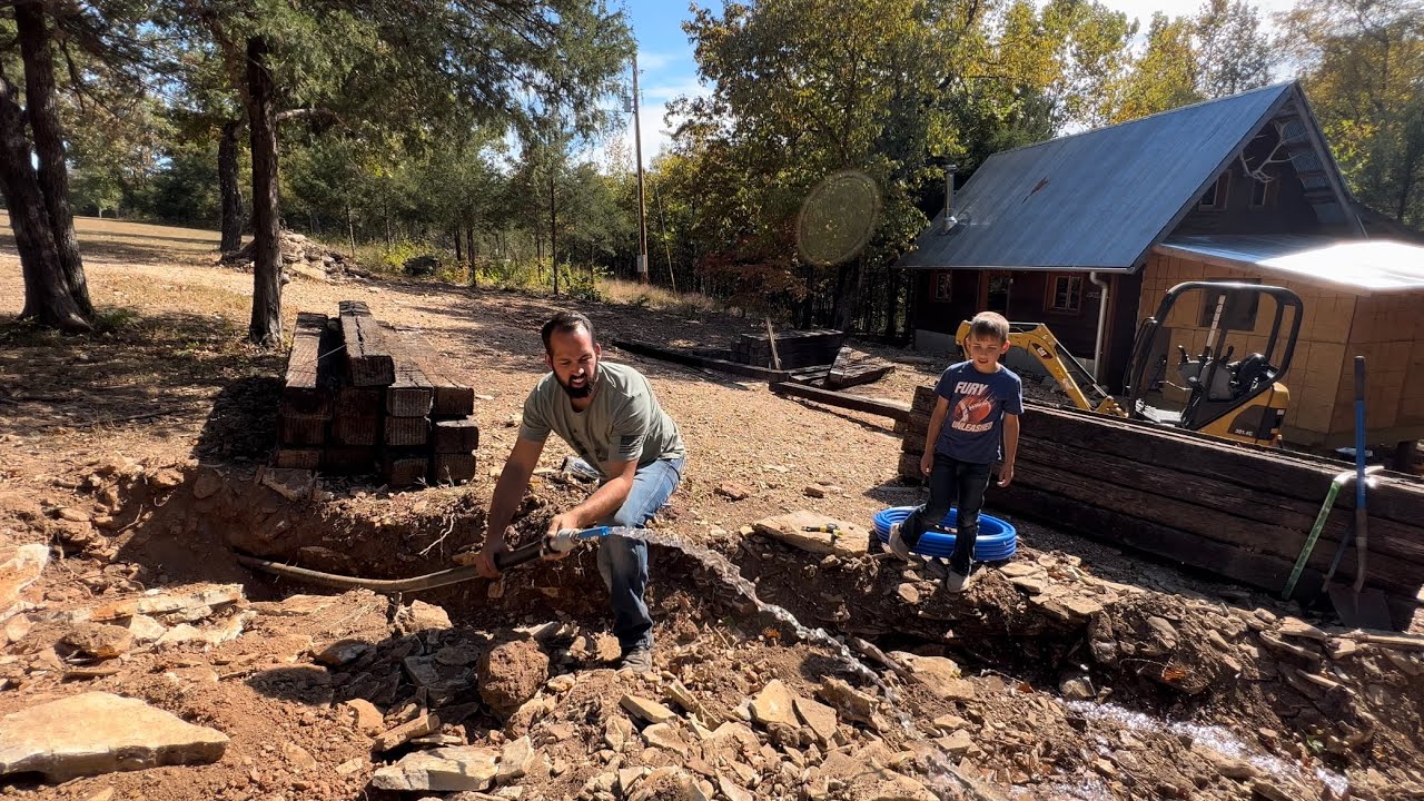 More Work at the Off Grid Cabin!!