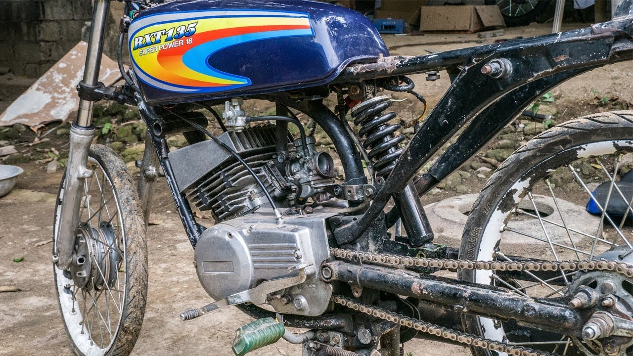 YAMAHA RXT 135 CONVERTED TO MONOSHOCK
