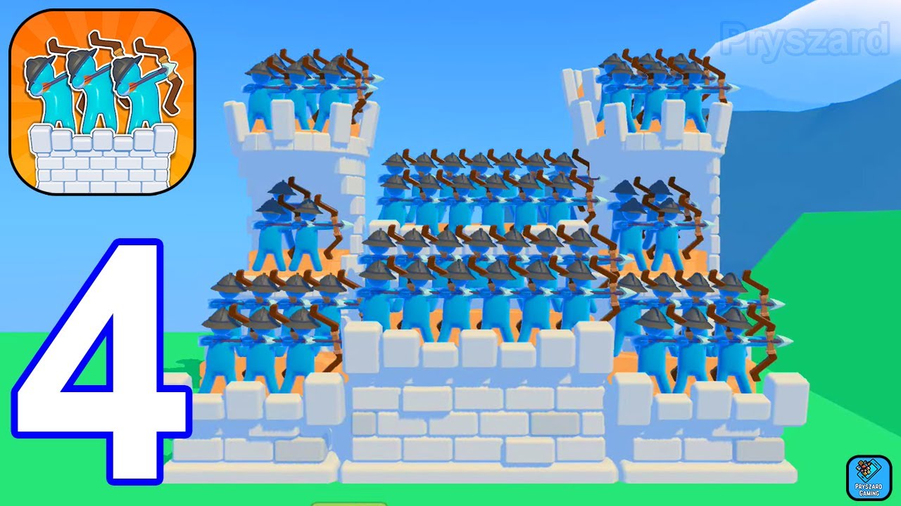 Archery Bastions: Castle War - Gameplay Walkthrough Part 4 Levels 25-31 (iOS,Android Gameplay)