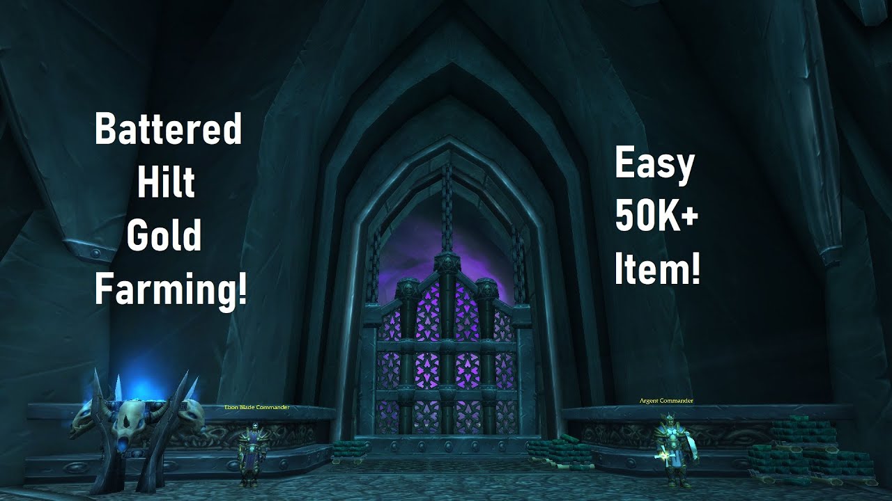 WoW Shadowlands 9.2.5 - Battered Hilt Gold Farming Guide! Easy 50k+ Item!