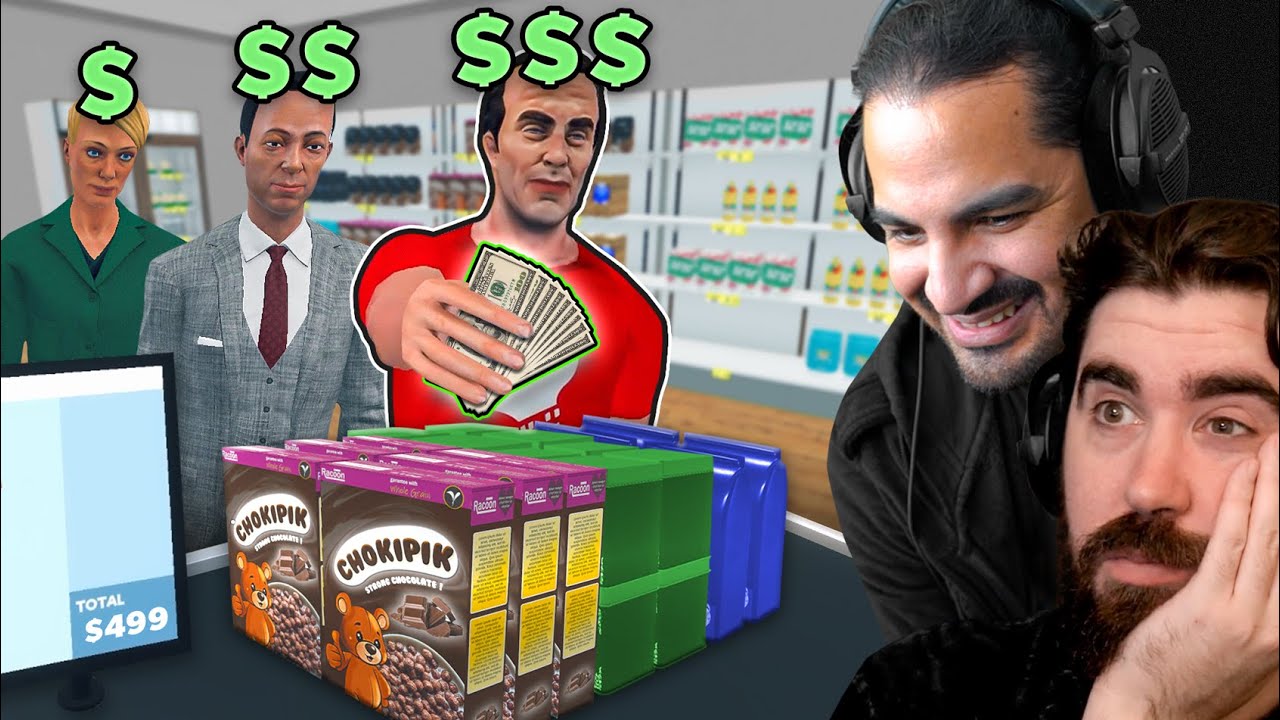 Supermarket Simulator: LUI TAKES OVER! 🤑