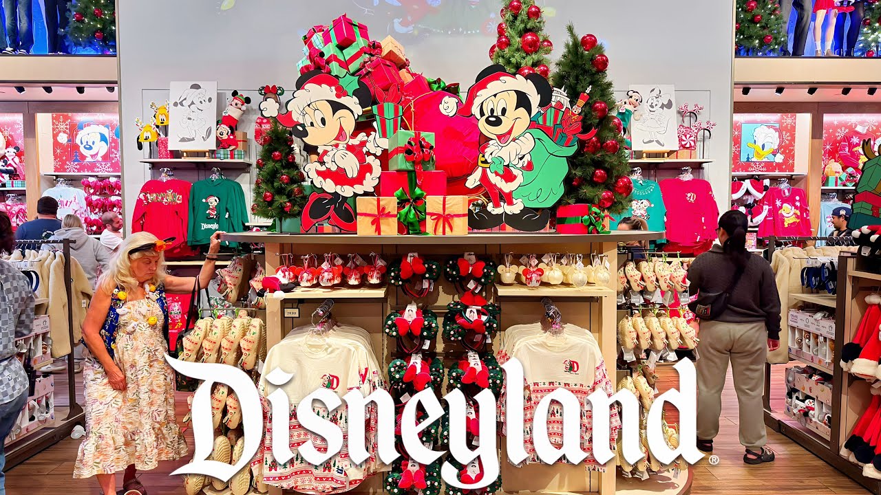 NEW Christmas Merch Takes Over World Of Disney! Disneyland Holiday Merch 2025 Tour